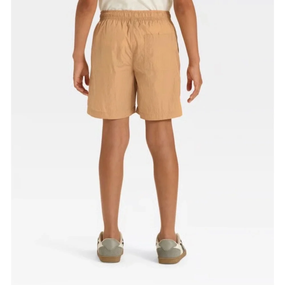 Boys' Nylon Shorts‎ - art class™ Tan Active Shorts Elastic Waist Drawstring Tan